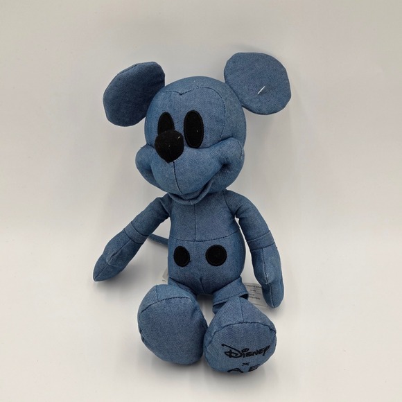 Disney AE America Eagle Mickey Mouse Plush Denim Blue Stuffies‎ Toy Special - Picture 1 of 4